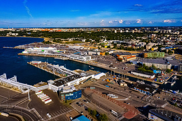 Tallinn in Estland aus der Luft