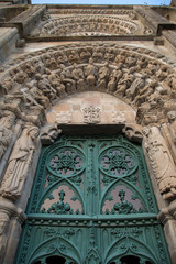 Entrance at San Martino Church; Noia; Galicia
