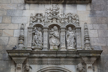 Entrance of Cathedral, Pontevedra