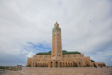 The Hassan II Mosque is a mosque in Casablanca, Morocco. It is the largest mosque in Africa, and...