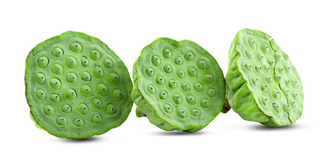 Lotus seed or young plant in the lotus seed or the bitter sprout inside a lotus seed