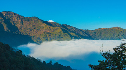 Mountain range summer