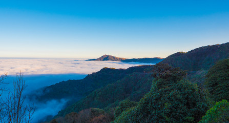 Mountain range summer