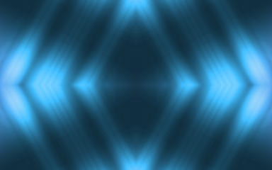 Dark abstract futuristic background. Neon lines, glow. Neon lines, shapes.