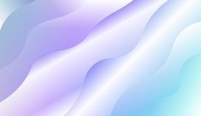 Modern Wavy Background. For Template Cell Phone Backgrounds. Vector Illustration with Color Gradient.