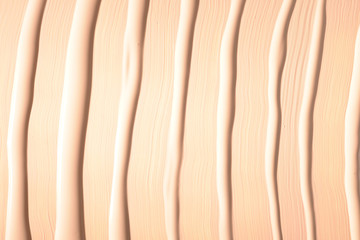Liquid foundation texture. Make up for women. Top view.