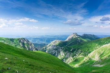 Fototapeta premium Western Tatras with the Giewont peak in June.