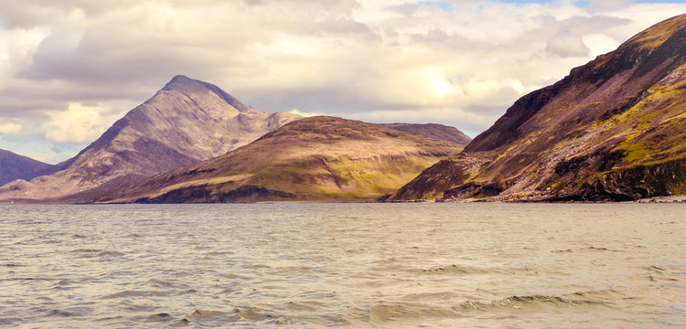 Cuillin Mountain Range Seen From The Boat - Isle Of Skye