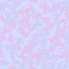 UFO camouflage of various shades of violet, pink and lavender colors