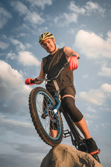 bike trial. training. stunt. extreme.