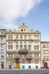 Fototapeta na wymiar Beautiful traditional house in Prague. Czech Republic