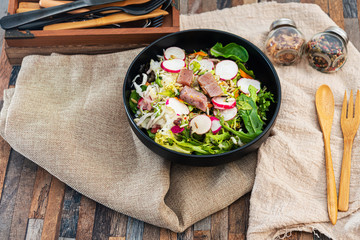 Tuna fume of rice cook radish and white chou