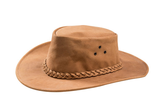 Old brown cowboy hat