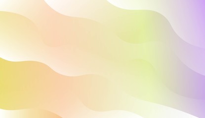 Fototapeta premium Template Modern Background With Curves Lines. Design For Cover Page, Poster, Banner Of Websites. Vector Illustration with Color Gradient.