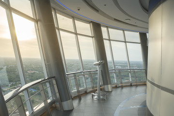 binoculars From the viewpoint of tall buildings