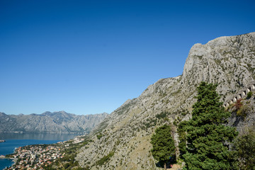 Naklejka premium Kotor city