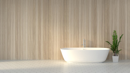 Fototapeta na wymiar Minimalist clean bathroom scandinavian design style 3d rendering,Interior decoration of the bathroom free space background