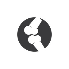 Bone logo vector template design