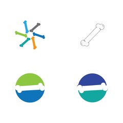 Bone logo vector template design