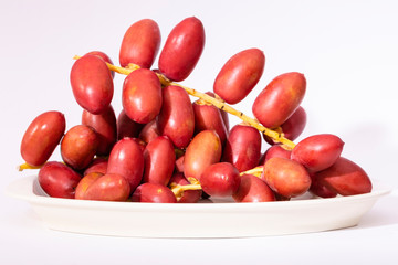 Fresh red date fruits