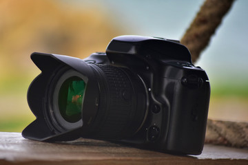Dslr camera Is very popular Beautiful and current image file Still popular