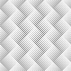 Geometrical circle pattern background - abstract monochrome vector design from circles