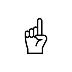 Present hand gesture outline icon. Element of hand gesture illustration icon. signs, symbols can be used for web, logo, mobile app, UI, UX