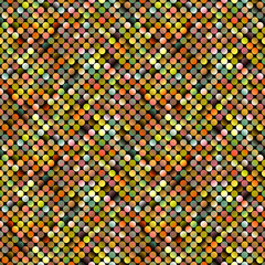 Seamless geometrical dot pattern background - abstract vector graphic with dots