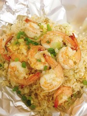 rice with seafood and vegetables
