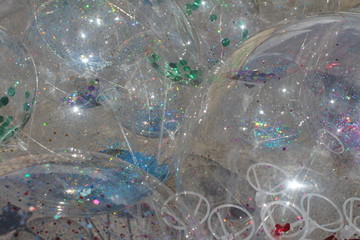  FESTIVE BACKGROUND FROM BALLOONS