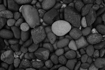 black stone background, pebble beach stone 