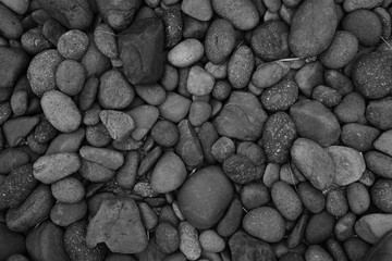 black stone background, pebble beach stone 