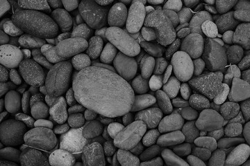 black stone background, pebble beach stone 
