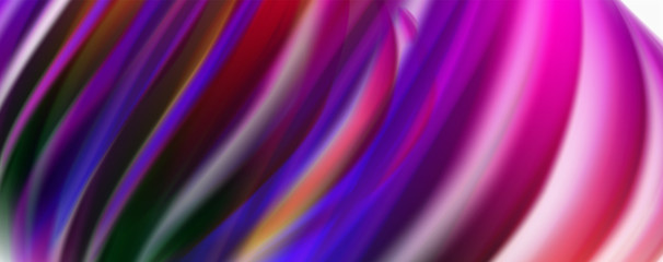 Color flowing waves, liquid conceptual abstract background