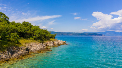 Fototapeta na wymiar croatie landscape, coast and sea