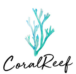 sea coral water color art illustration