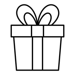 gift box on white background
