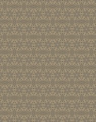 Fototapeta premium Abstract ornate psychedelic seamless pattern. Black and white grunge texture.