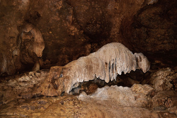 Stalagmite which is like corpse