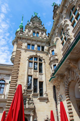 exterior of Hamburg Town Hall
