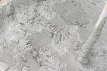 Mixing and pour cement by cement truck