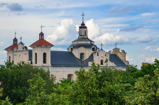 Dominican Church of the Holy Spirit (Vilniaus &Scaron;ventosios Dvasios bažnyčia) in Vilnius old town