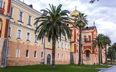 Fototapeta na wymiar New Athos Monastery, Abkhazia