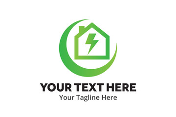 simple electrical logo creative design in flat style with color . electricity logo creative design for identity and business