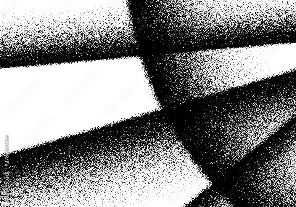 Aufkleber Abstract background with layers of scattered dots