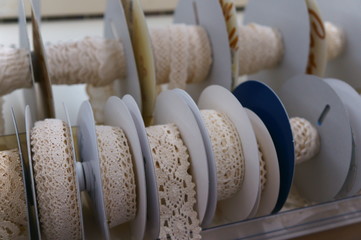Handmade work material shop Frill ribbon