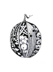 Terrible pumpkin on Halloween