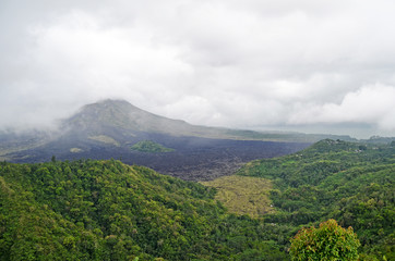 Volcano Gunung Batur. Bali. Indonesia.