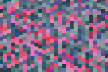 Abstract geometric pattern. Multicolor Figures. Texture for print and Banner. Oil paint on canvas style