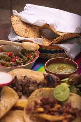 Tacos de Mexico, tacos carne asada, tacos de arrachera, tacos de al pastor, cultura mexicana